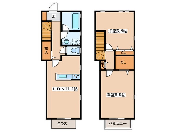 Ｐｅｒｓｉｍｍｏｎの物件間取画像